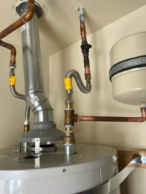 Water heater installation and plumbing repair in Garrett